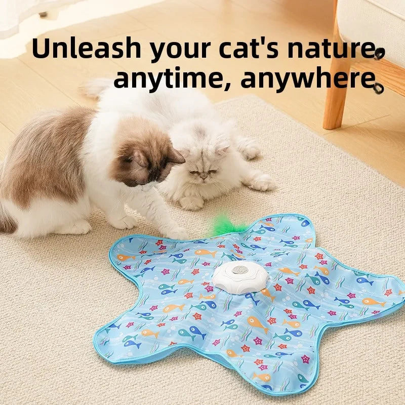 WHIMSYPET™ | Hide & Seek Cat Play Mat.