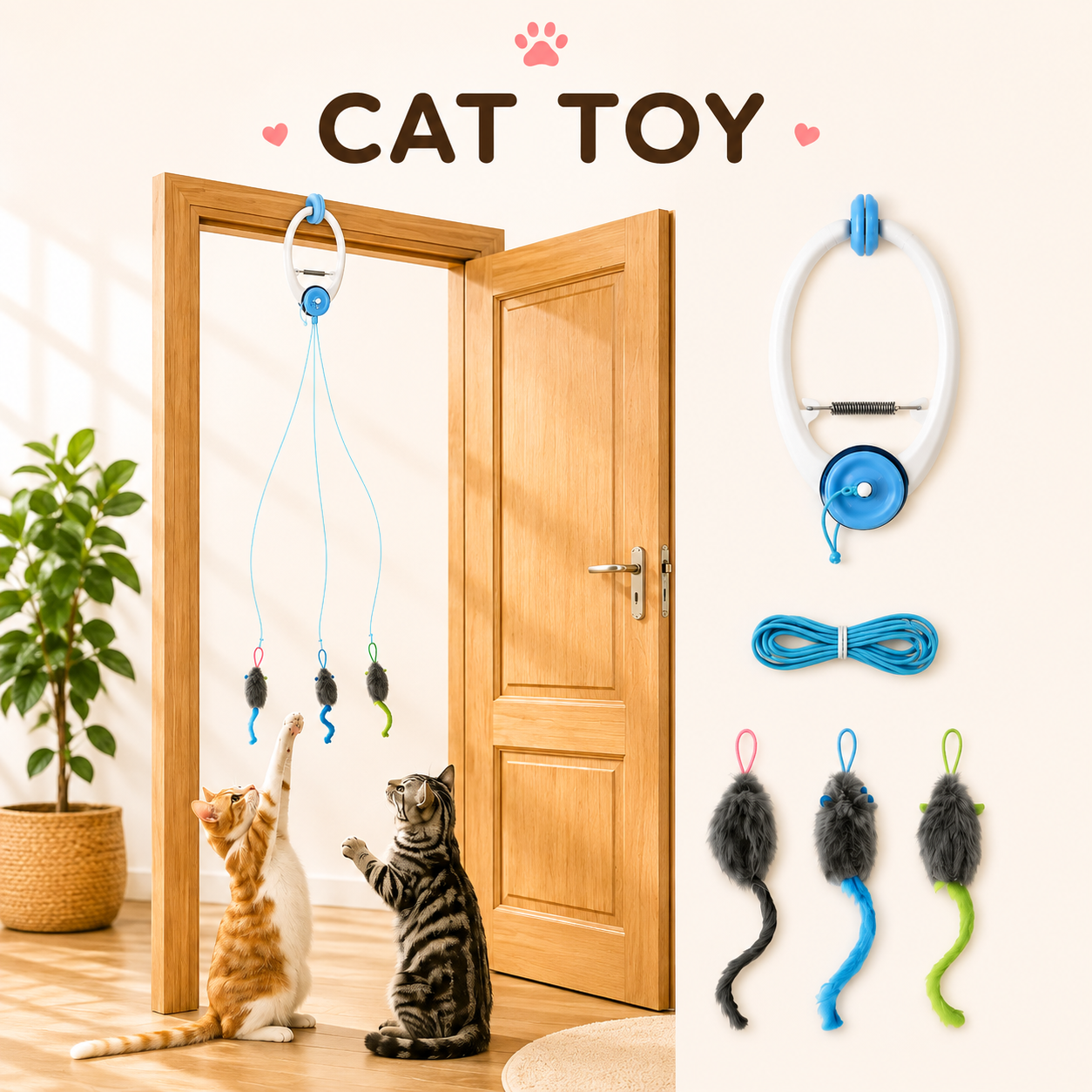 Doorway Duo Chaser | Whimsy Pet
