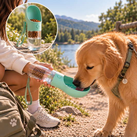 WhimsySip & Snack™ | 2-in-1 Travel Bottle